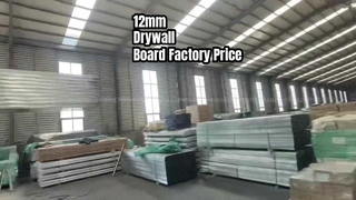 Bon prix 12 mm cloison sèche plaques de plâtre plaques de plâtre - prix d'usine et haute qualité