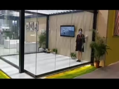 Veuves en aluminium de bonne qualité de conception moderne et porte coulissante