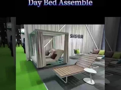 Lit de repos extérieur intelligent pour hôtels 5 étoiles