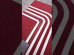 Customized production of nylon printed square strip carpet with seamless connection