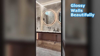 600x600mm Glossy Finish Acid-Resistant Porcelain Tile for Interior Walls