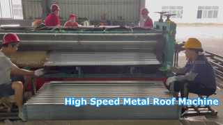 Excellent Quality Customized High Speed Construction Machine Corrugated Sheet Roll Forming Machine C