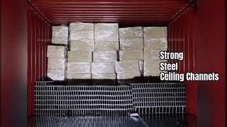 Fabricant professionnel d'acier galvanisé à haute résistance d'usine de la Chine de canal de plafond de suspension